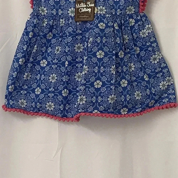 Girls Matilda Jane Simply Symmetry Tunic Size 4 Blue/White/Pink NEW WITH TAGS - Picture 4 of 10